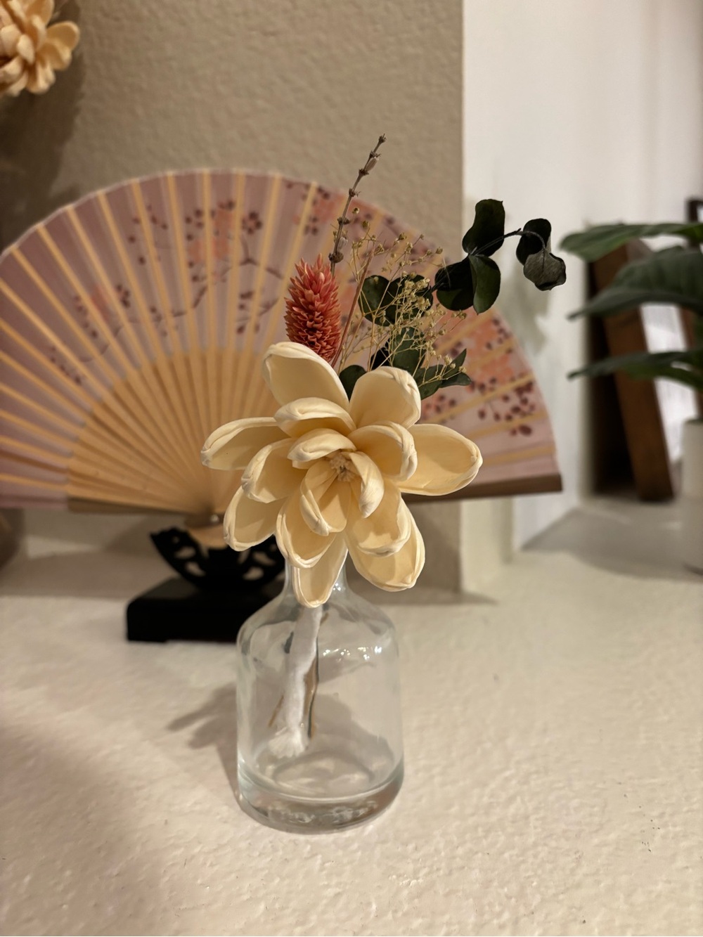 Decorative Cream Sola Wood Flower Stem Diffuser - Anthropologie